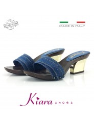 ZOCCOLI CON TACCO ORO-K28201