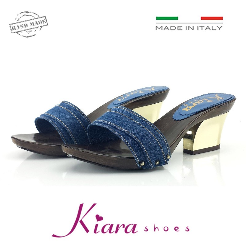ZOCCOLI CON TACCO ORO-K28201