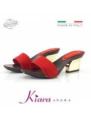 ZOCCOLI CON TACCO ORO-K28201