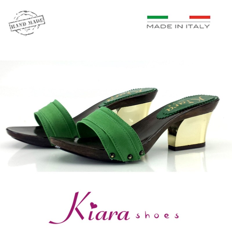 ZOCCOLI CON TACCO ORO-K28201