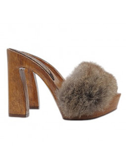 Zueco Artesano de Mujer con...