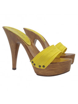 Clogs with Double Yellow...